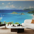Tropical Paradise Cove Mural Wallpaper - room preview 05