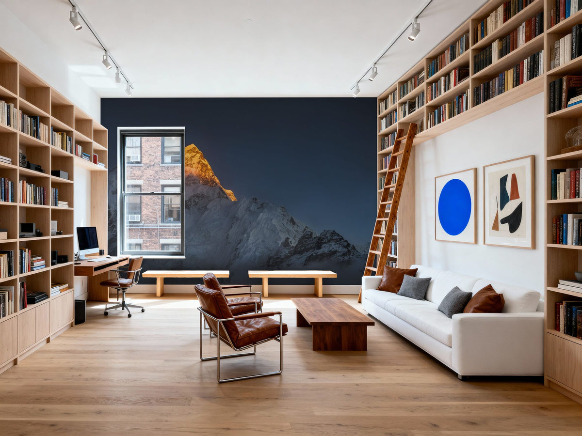 Everest Sunset Mural Wallpaper - room preview 05
