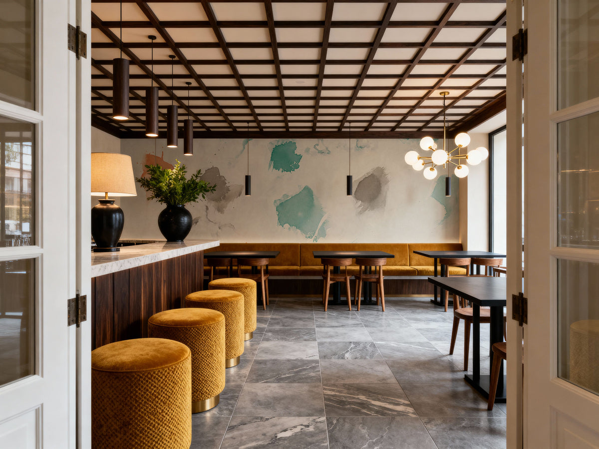 Sunflower Nougat II Mural Wallpaper - room preview 05