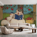 Seasonal Snowman IX Mural Wallpaper - room preview 05