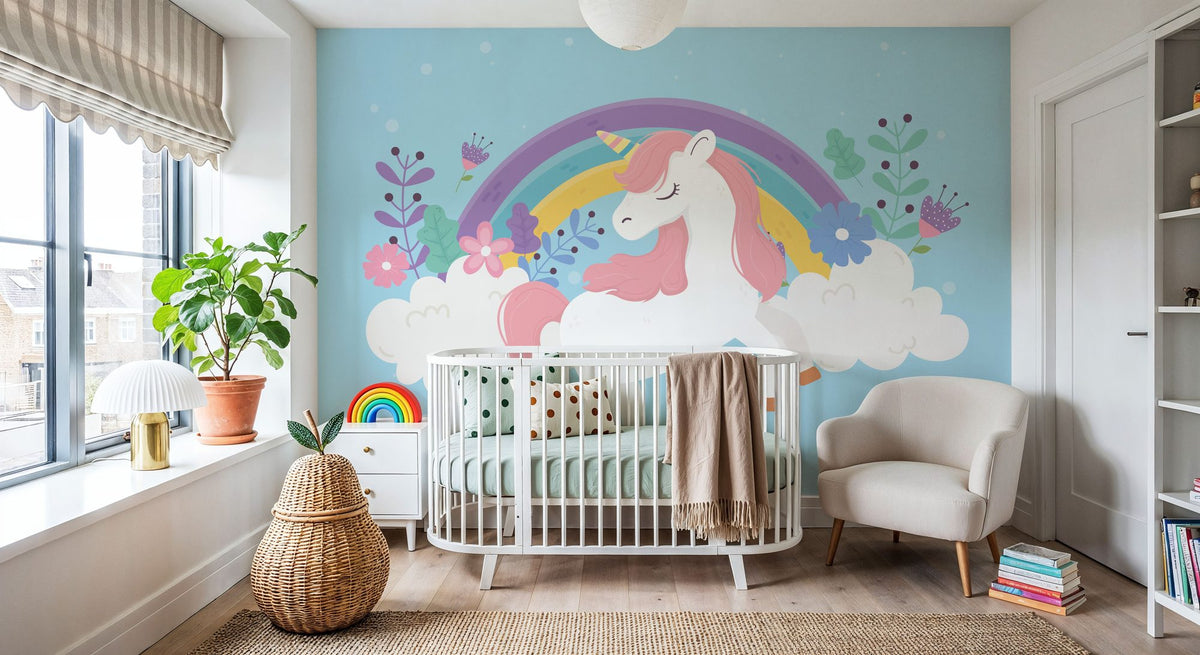 By the End of the Rainbow Mural Wallpaper - room preview 05