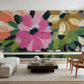 Painterly Florals in Vase I Mural Wallpaper - room preview 05