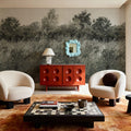 Meadow Whisper, Pine Green Mural Wallpaper - room preview 05