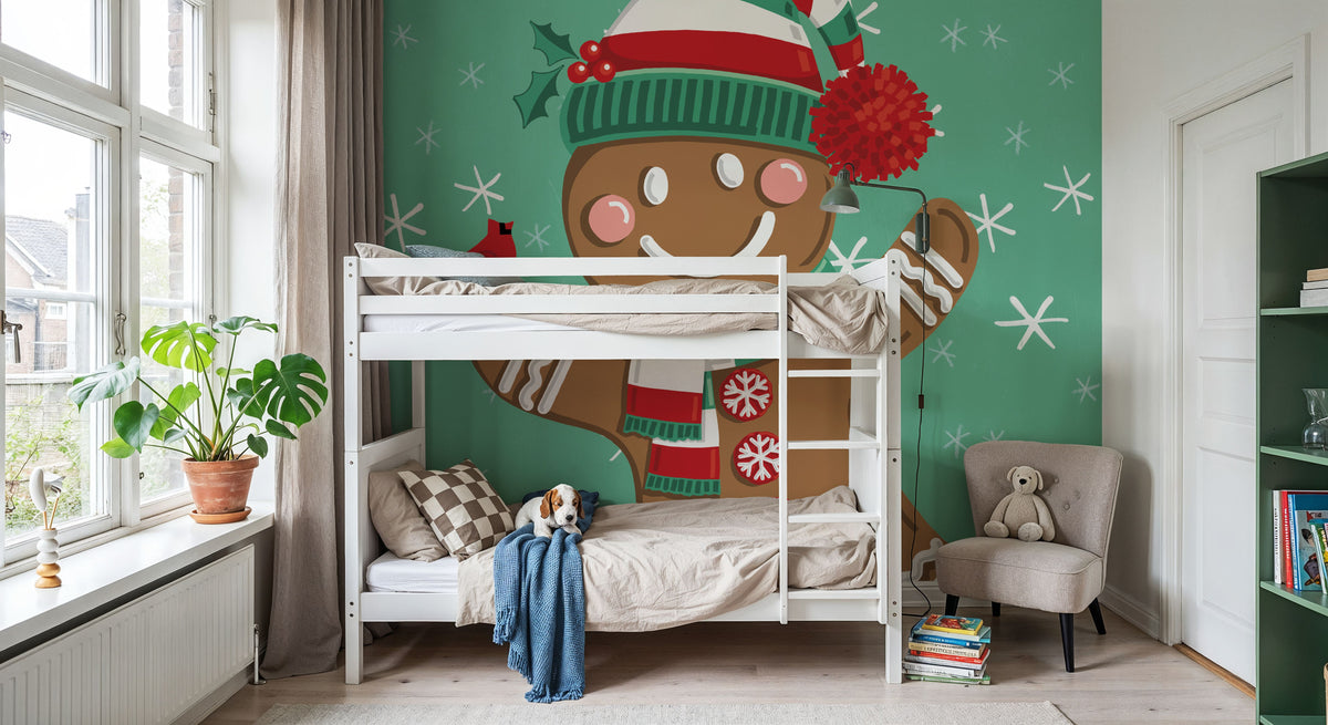 Festive Christmas II Mural Wallpaper - room preview 05