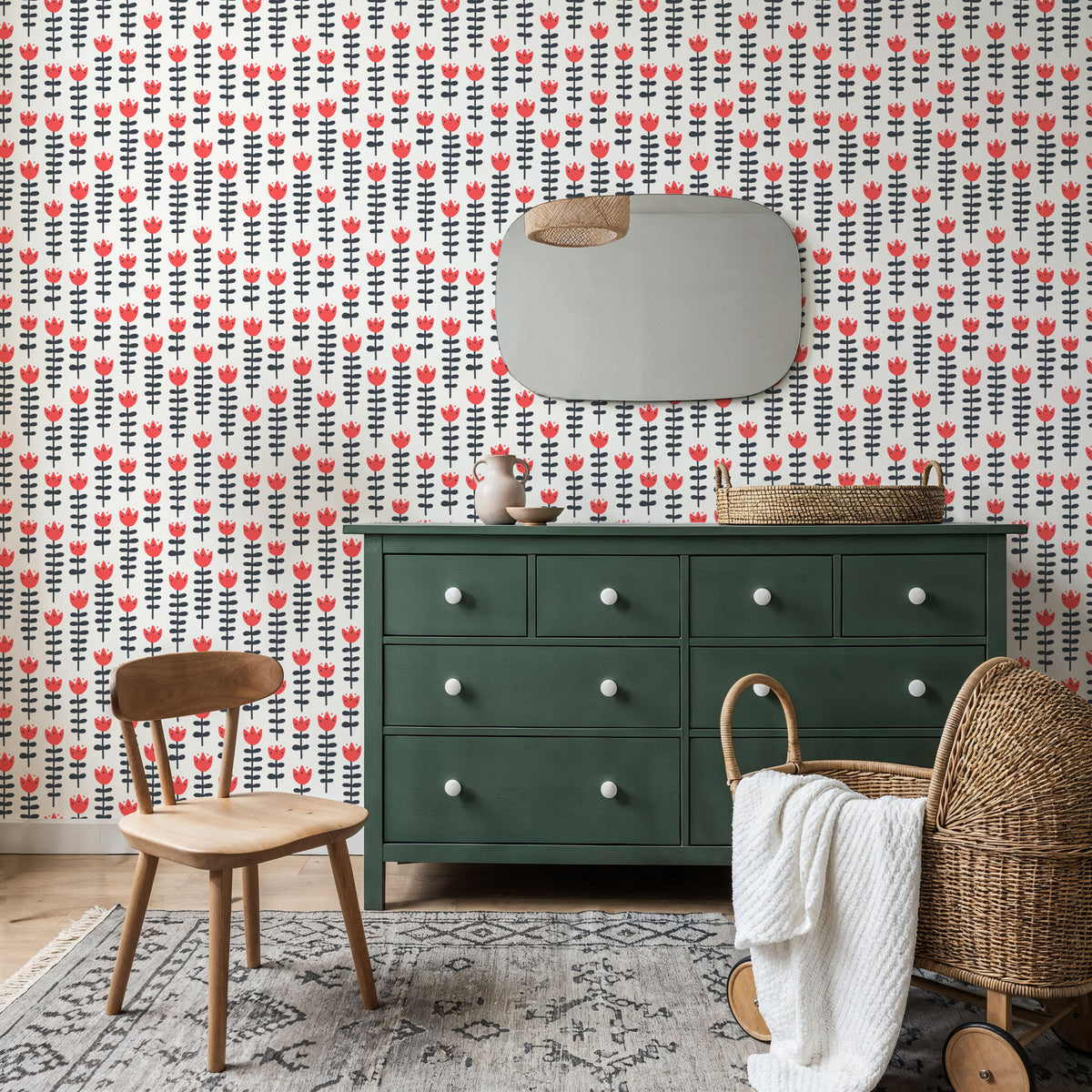 Pierre Mural Wallpaper - room preview 05