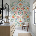 Wild Blooms VII Mural Wallpaper - Light Tone - room preview 05