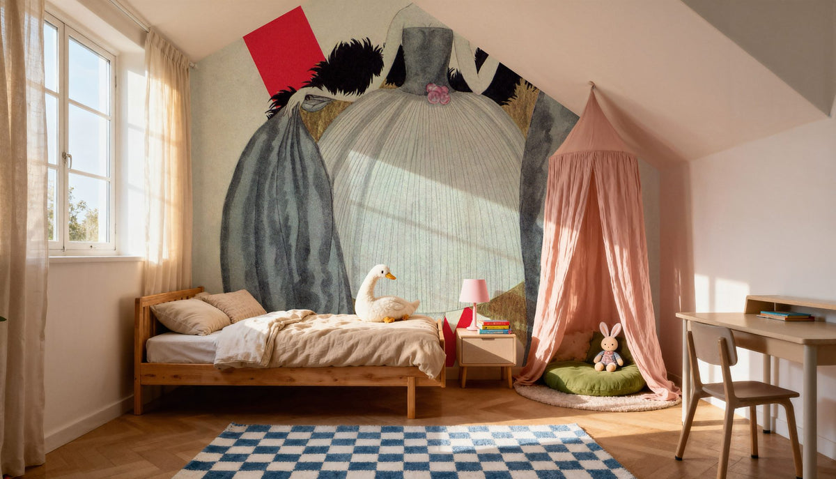 Vintage Fashion Cover VII Mural Wallpaper - room preview 05