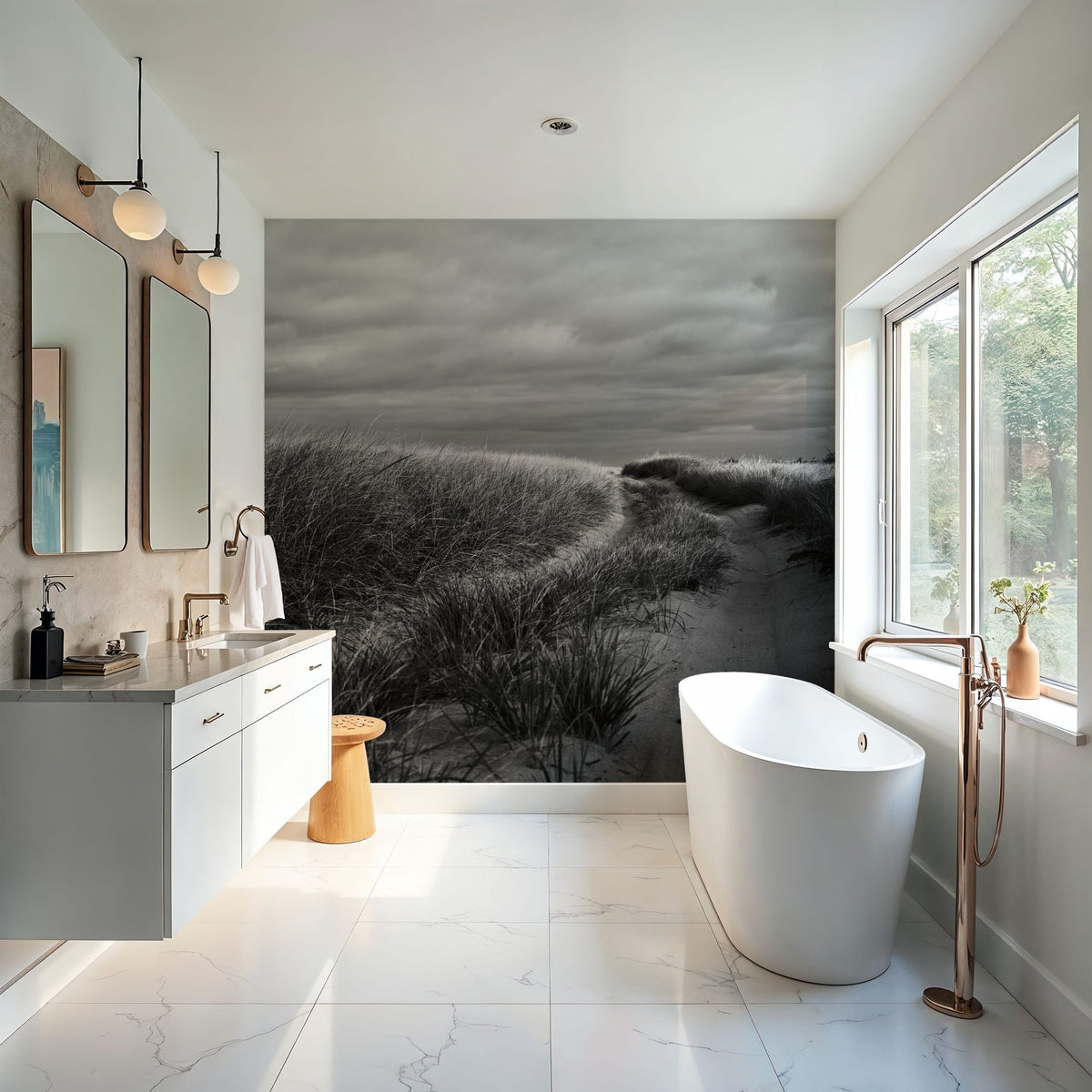 Beach Grasses Mural Wallpaper - room preview 05