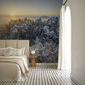 Bastei Bridge Sunset Mural Wallpaper - room preview 05