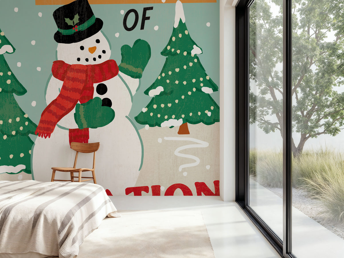Holiday Patina III Mural Wallpaper - room preview 05