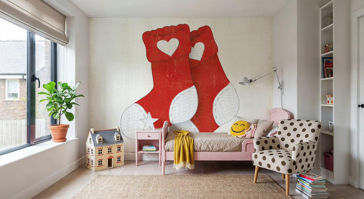 Winter Sentiments I Mural Wallpaper - room preview 05