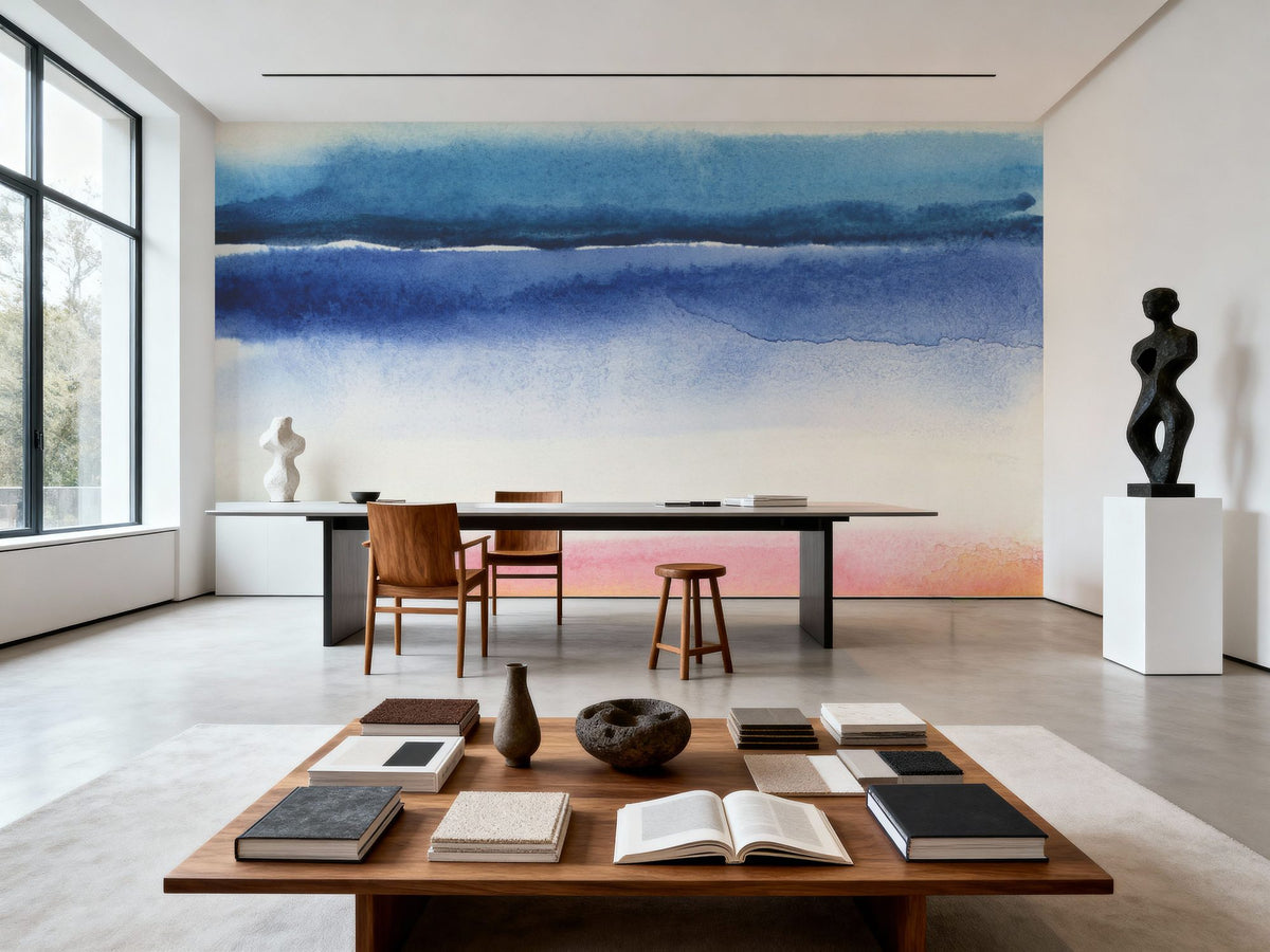Liquid Horizon Mural Wallpaper - room preview 05