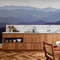 Purple Mountains Mural Wallpaper - room preview 05