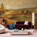 Autumn Hills Mural Wallpaper - Red Tone - room preview 05