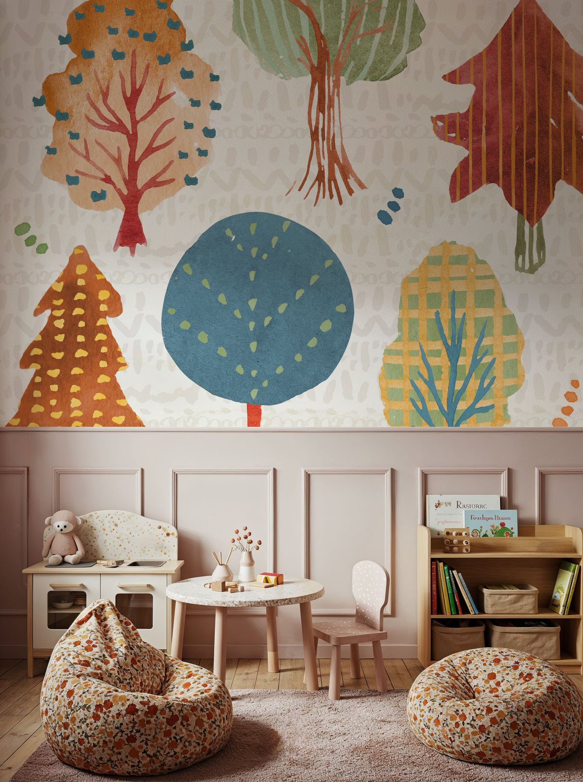 Harvest Whimsy II Mural Wallpaper - room preview 05