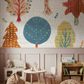 Harvest Whimsy II Mural Wallpaper - room preview 05