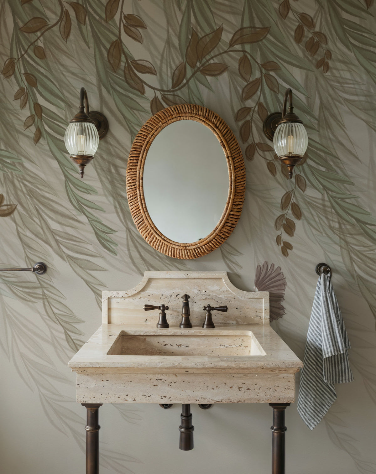 Willow & Birds, Sand Mural Wallpaper - room preview 05