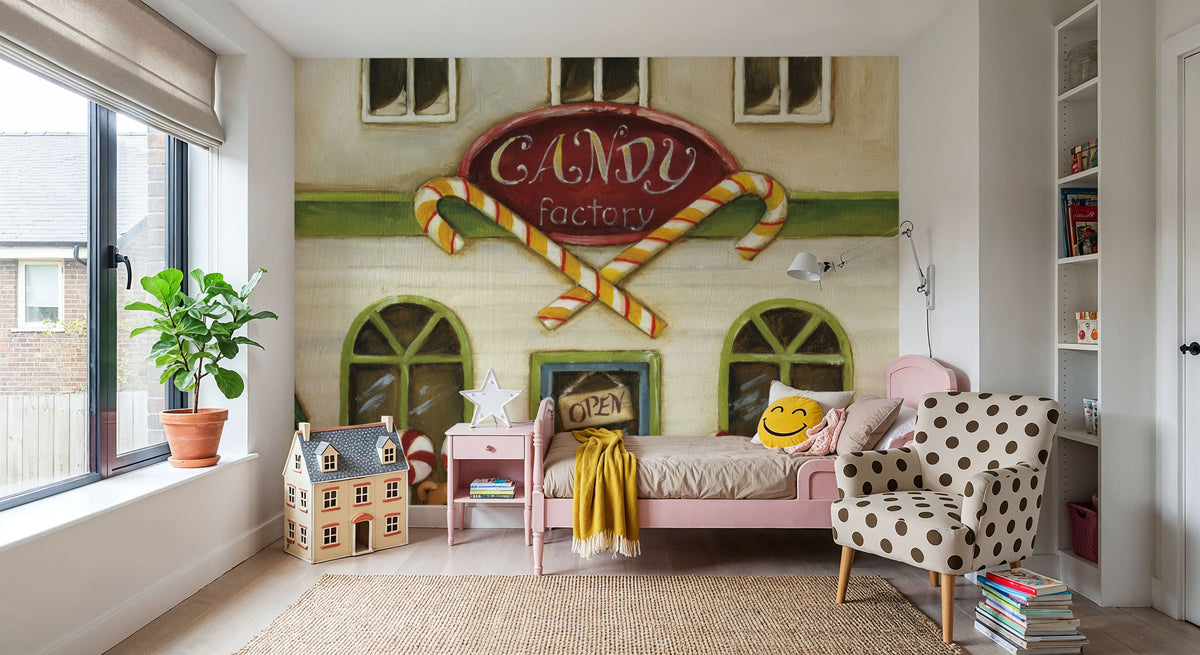 Winter Teddy Bears V Mural Wallpaper - room preview 05