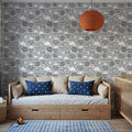 Sky Is the Limit Gray Mural Wallpaper - room preview 05