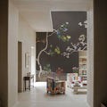 Birds in the Garden Dark Mural Wallpaper - room preview 05