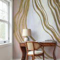 Pink and Bright Abstract II Mural Wallpaper - room preview 05