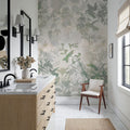 Watermark Birds Mural Wallpaper - Neutral Tone - room preview 05
