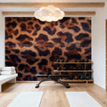 Jaguar Fur Texture Mural Wallpaper - room preview 05