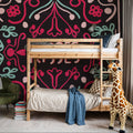 Love Sentiments Kisses Mural Wallpaper - room preview 05