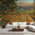 Greetings From Oranges Mural Wallpaper - room preview 05