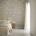 Floral Mood Beige Mural Wallpaper - room preview 05