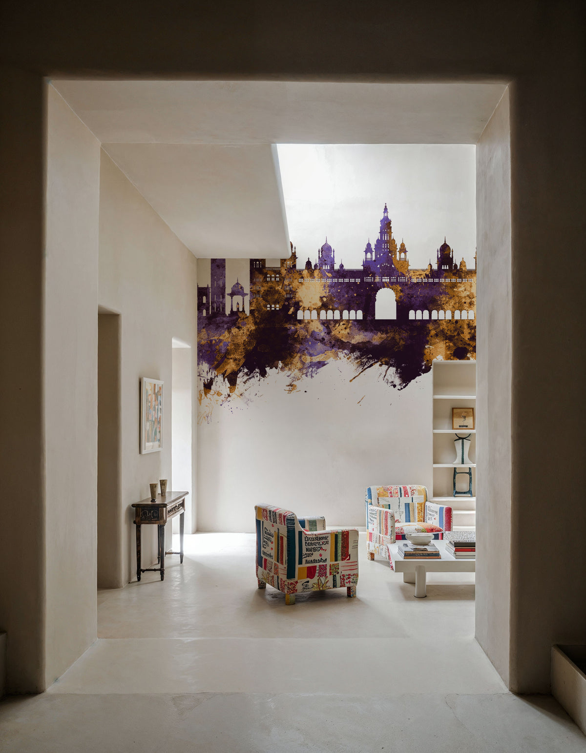 Mysuru Skyline India Mural Wallpaper - room preview 05