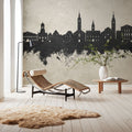 Varaždin Croatia Skyline Concrete Mural Wallpaper - room preview 05