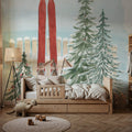 Winter Stroll IV Mural Wallpaper - room preview 05