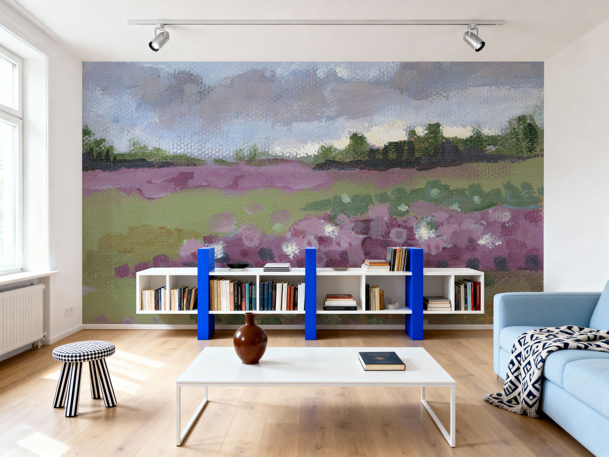 Field of Clover Mural Wallpaper - room preview 05