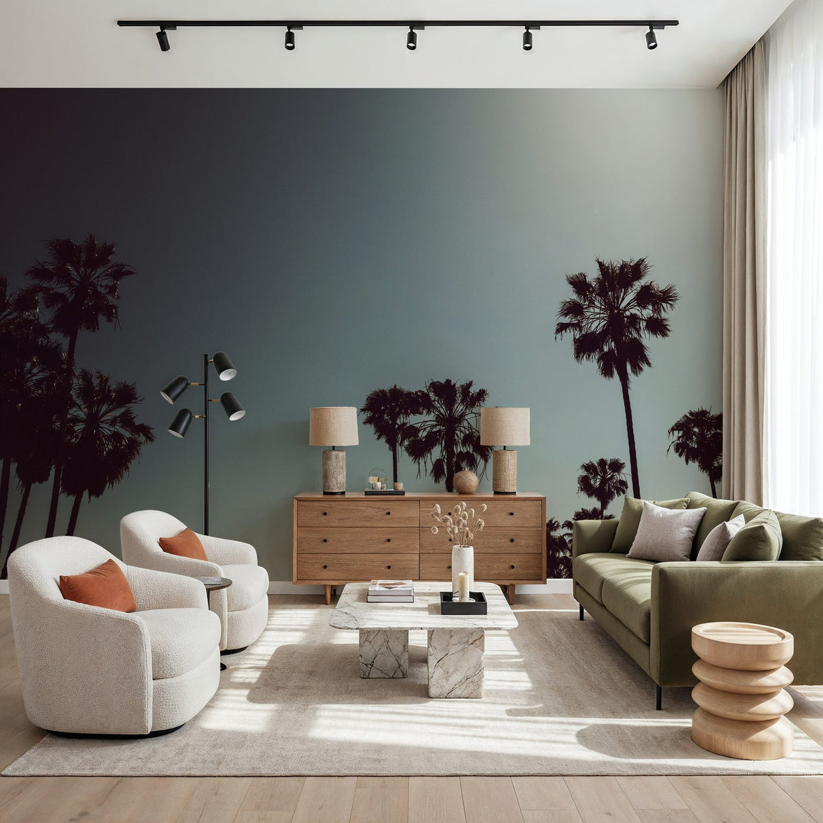 Venice Beach Mural Wallpaper - room preview 05