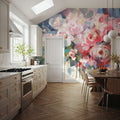Floral Full Mural Wallpaper - room preview 05