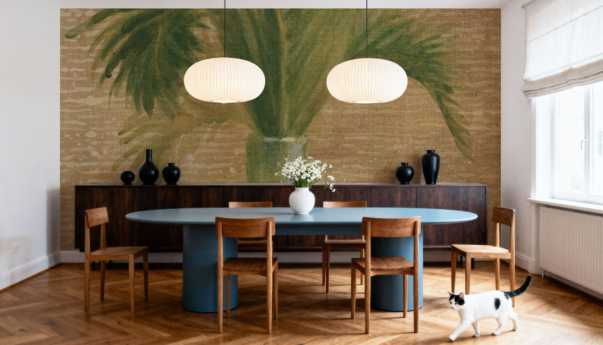 Tropical Leaves II Mural Wallpaper - room preview 05