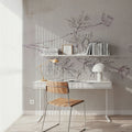 Delicate Meadow I Mural Wallpaper - room preview 05