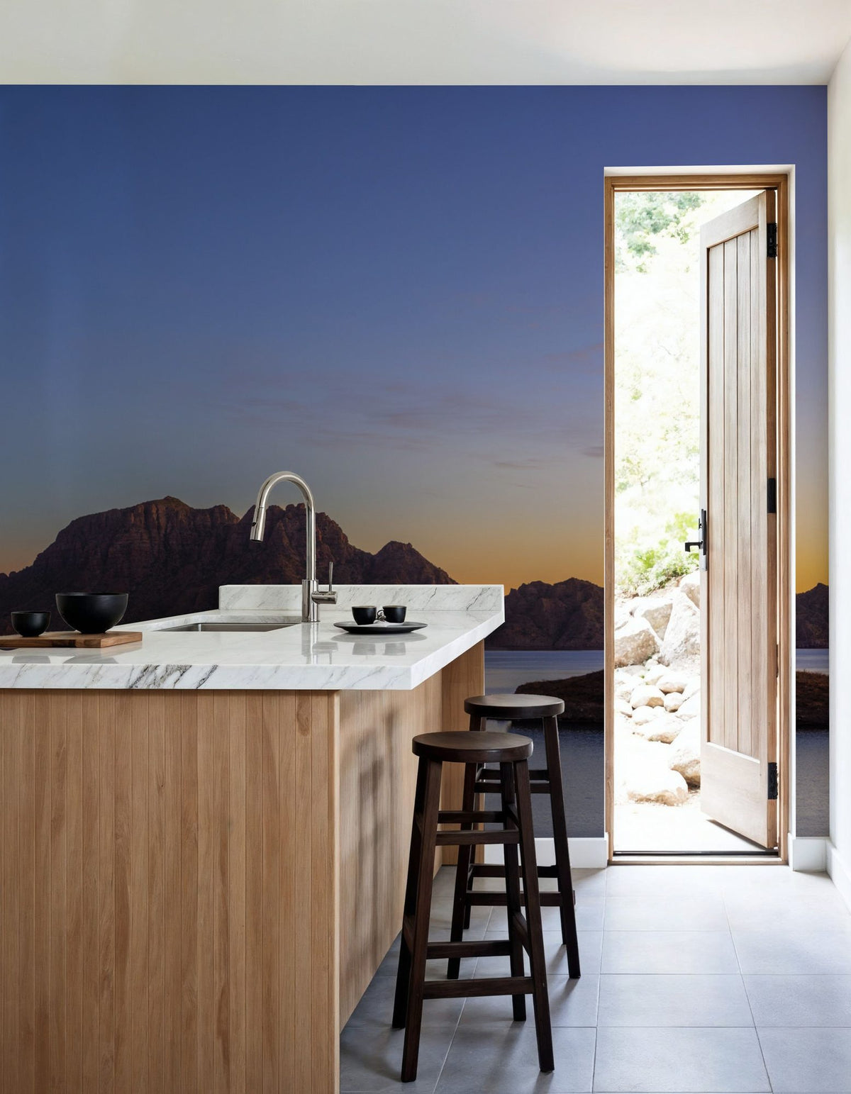 Danzante Island Yellow Mural Wallpaper - room preview 05