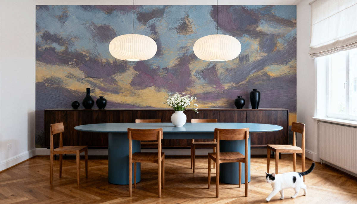 Sweeping Sunset Mural Wallpaper - room preview 05
