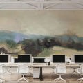 Valley View Mural Wallpaper - Warm Tone - room preview 05