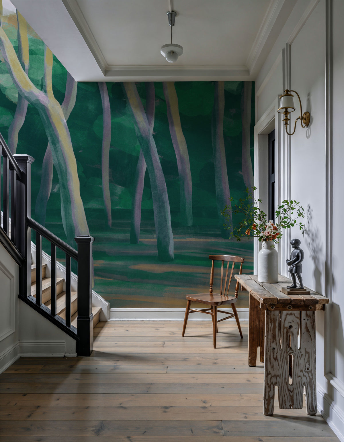 Dune Forest, Emerald Mural Wallpaper - room preview 05