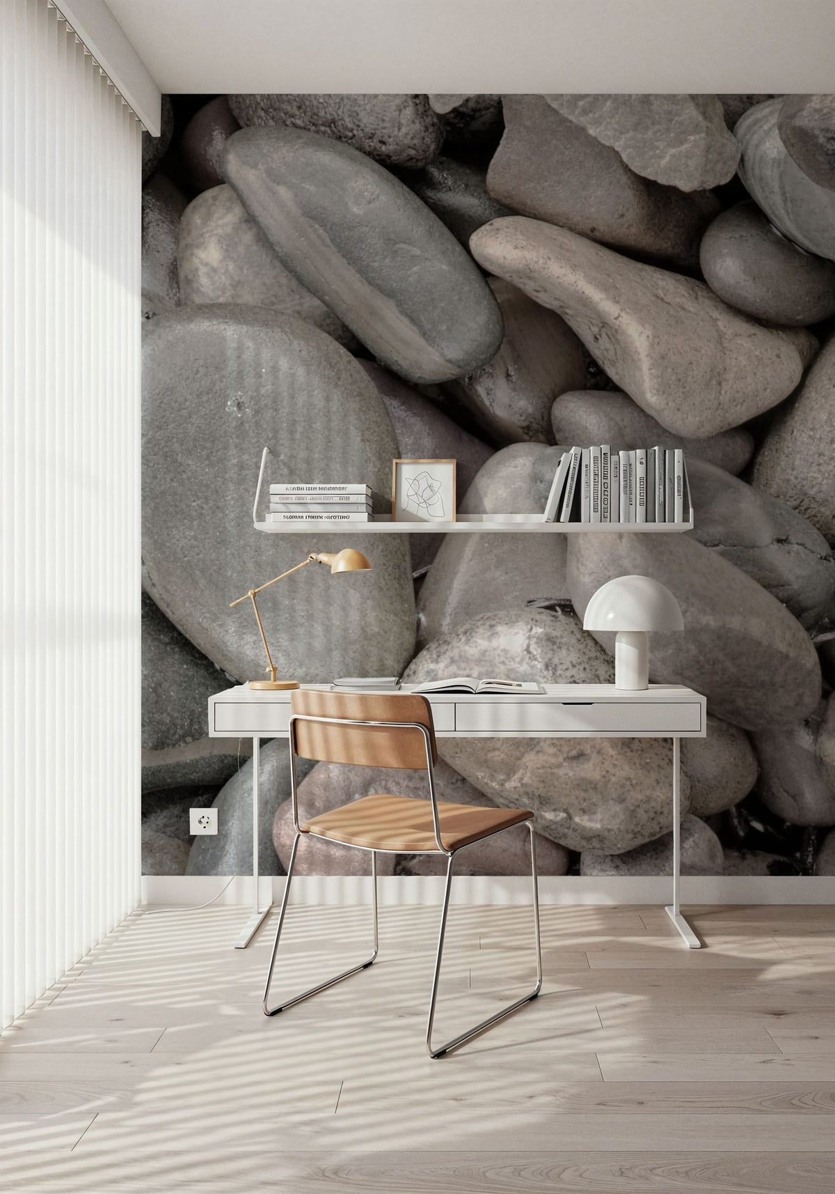 Lake Rocks Mural Wallpaper - room preview 05