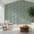 Tree Bower, French Green Mural Wallpaper - room preview 05