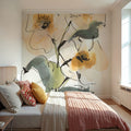 Smooth Poppy I Mural Wallpaper - room preview 05