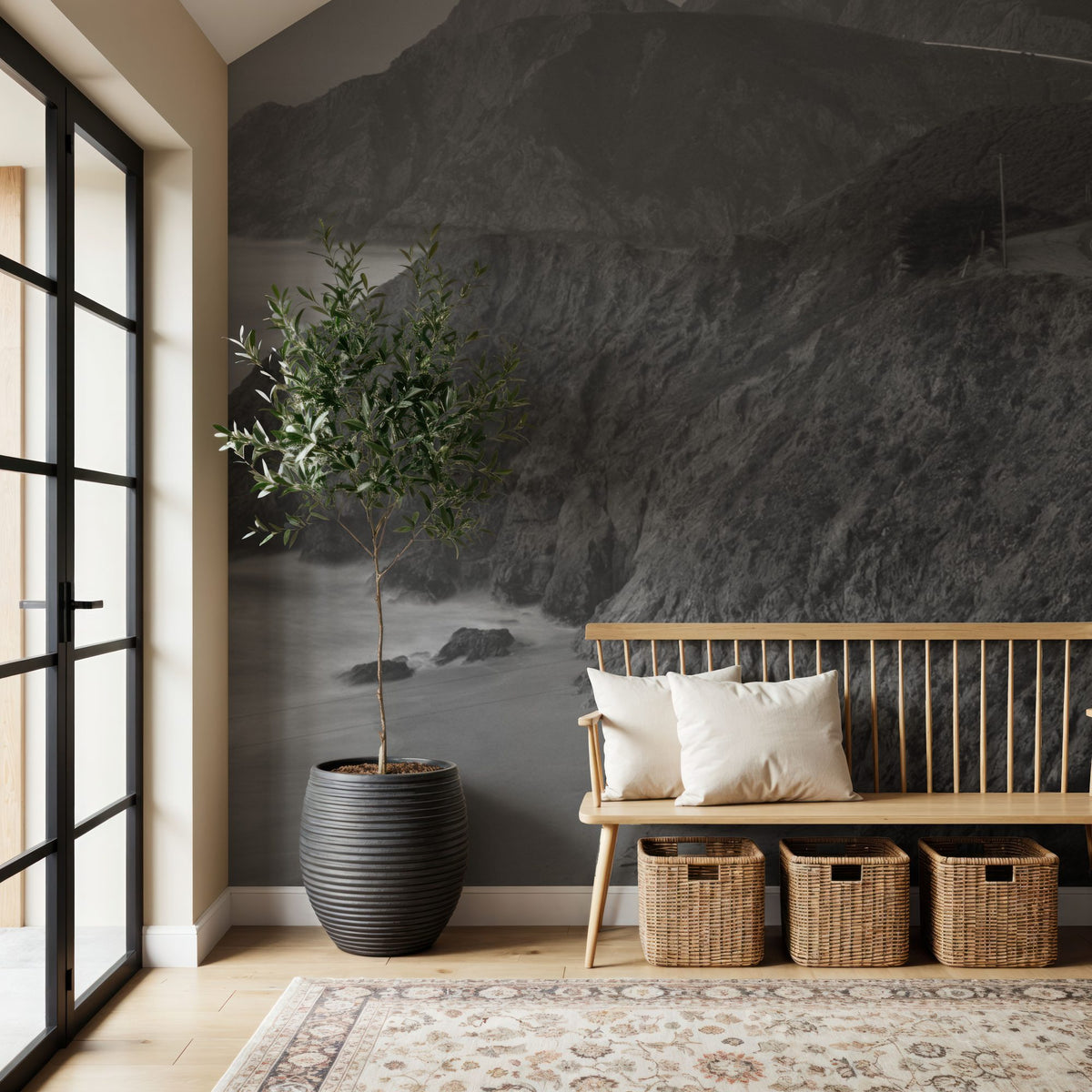 Coastal Wanderer Mural Wallpaper - room preview 05