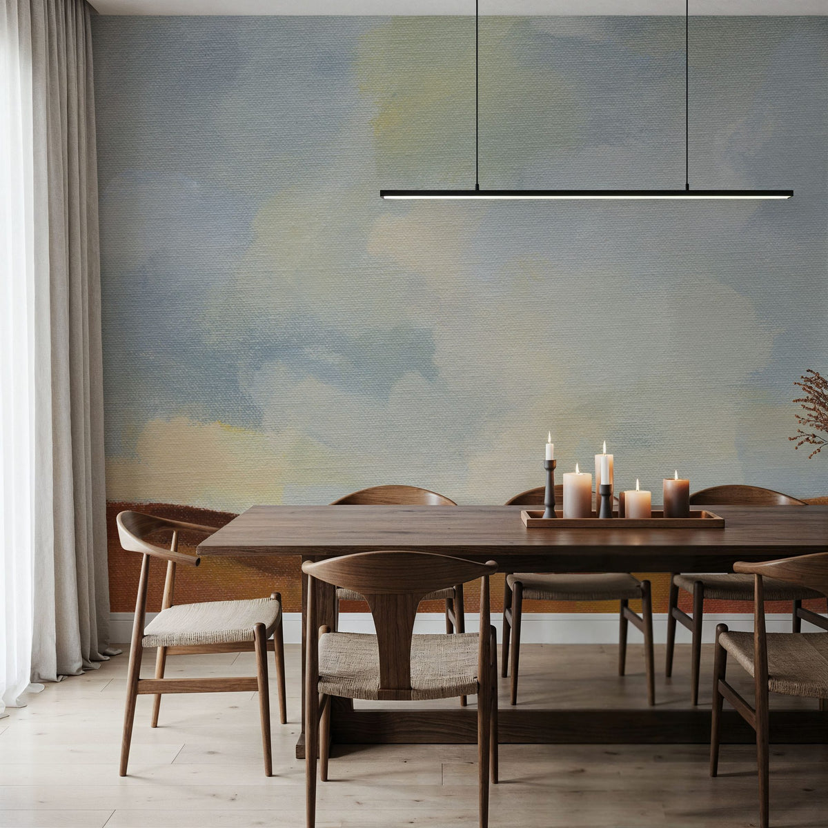 Earth and Sky Trio II Mural Wallpaper - room preview 05