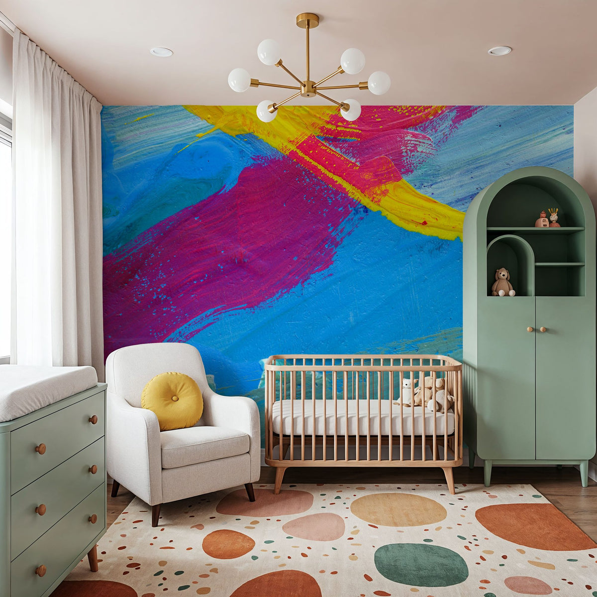 Arctic Ocean Mural Wallpaper - room preview 06