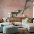 Dimensional Poppy II Mural Wallpaper - room preview 05