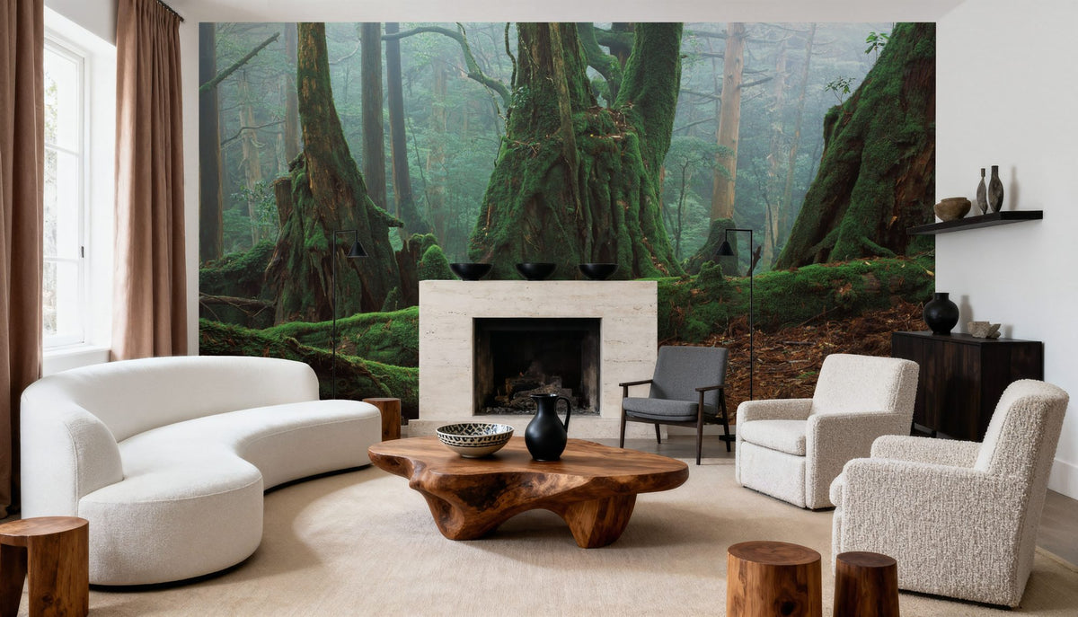 Yaku Rain Forest Mural Wallpaper - room preview 05